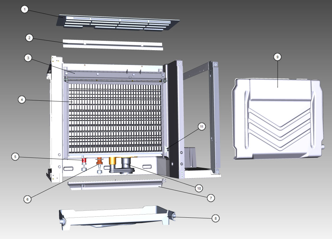 KT1000 Evaporator Compartment